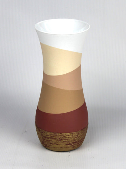 table brown art decorative glass vase 8268/260/sh235.1