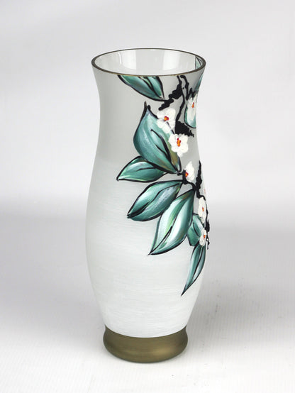 table green art decorative glass vase 8290/300/sh337