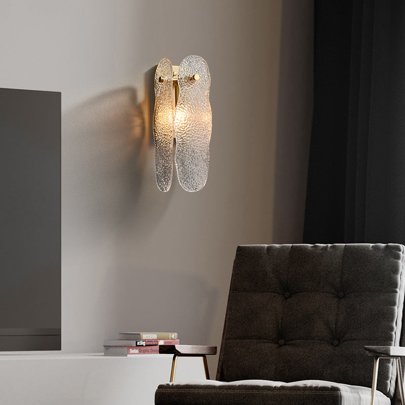 Water-Wave Glass Wall Lamp - Modern Minimalist Design