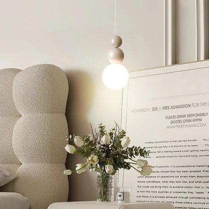 Cream Style Full Spectrum Bedroom Bedside Chandelier