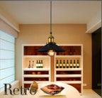 Rustic Iron Cone Pendant Light Industrial