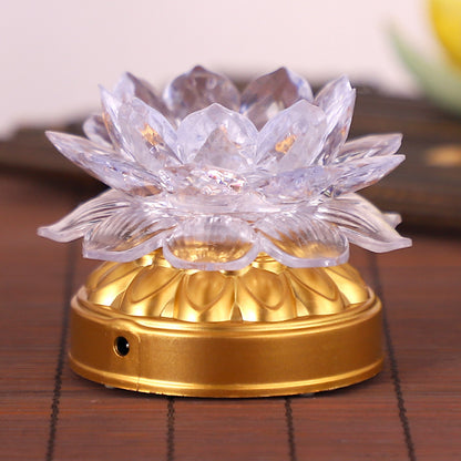 Blessing Lotus Lamp Buddha Front Ornaments