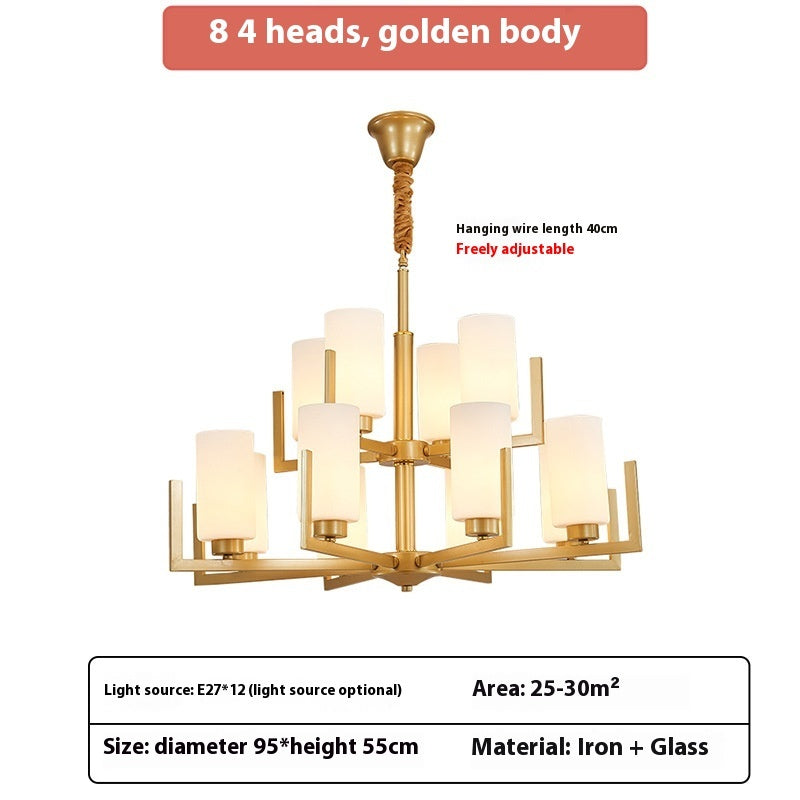 New Chinese-style Chandelier Modern Minimalist Living Room