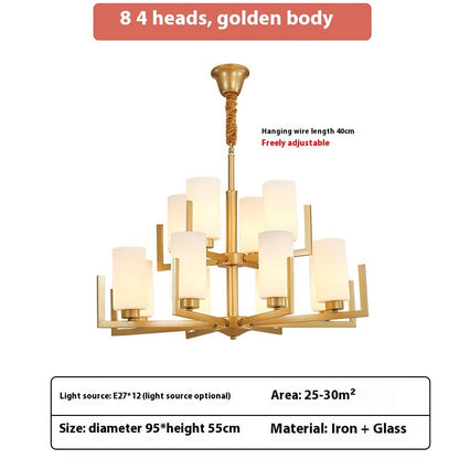 New Chinese-style Chandelier Modern Minimalist Living Room