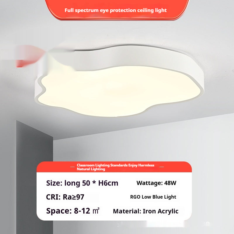 Cloud Ceiling Lamp Cream Wind Non-strobe High Display Room Lamp
