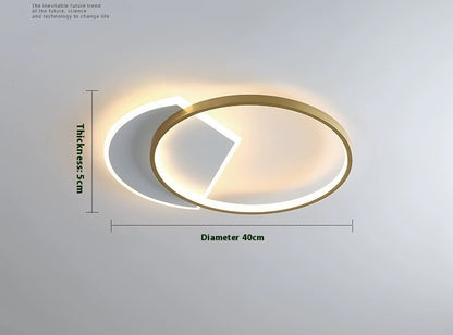 Nordic Minimalist Bedroom Ceiling Lamp Modern Home