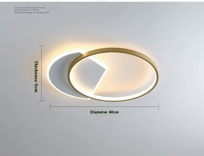 Nordic Minimalist Bedroom Ceiling Lamp Modern Home