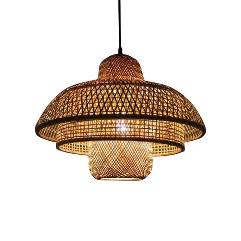 Household Farm Bamboo New Chinese Style Chandelier