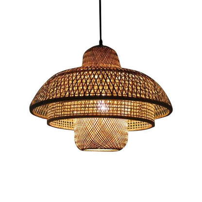 Household Farm Bamboo New Chinese Style Chandelier