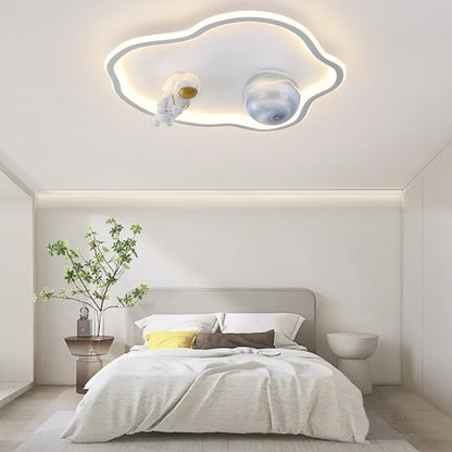 Minimalist Creative Astronaut Children's Room Bedroom Ceiling Lamp