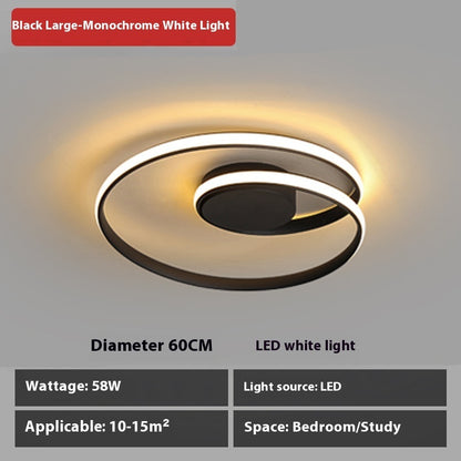 Aluminum Line Bedroom Light Simple Modern Living Room Ceiling Lamp