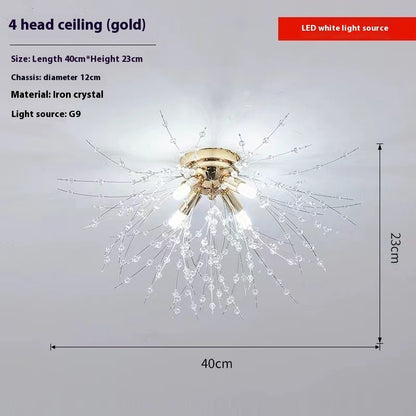 Lamp In The Living Room Dandelion Crystal Chandelier