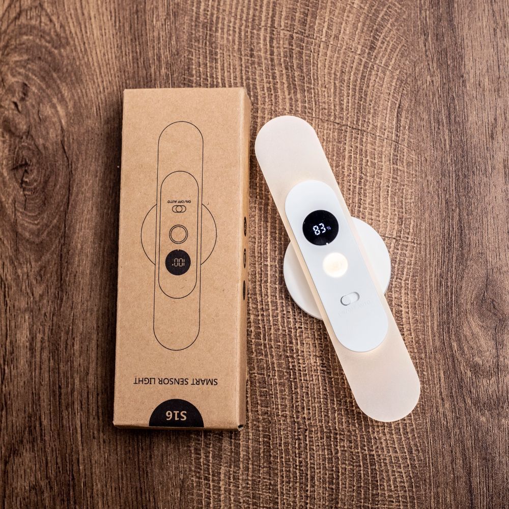 Power Display Smart Infrared Sensor Lamp USB Charging Small Night Lamp