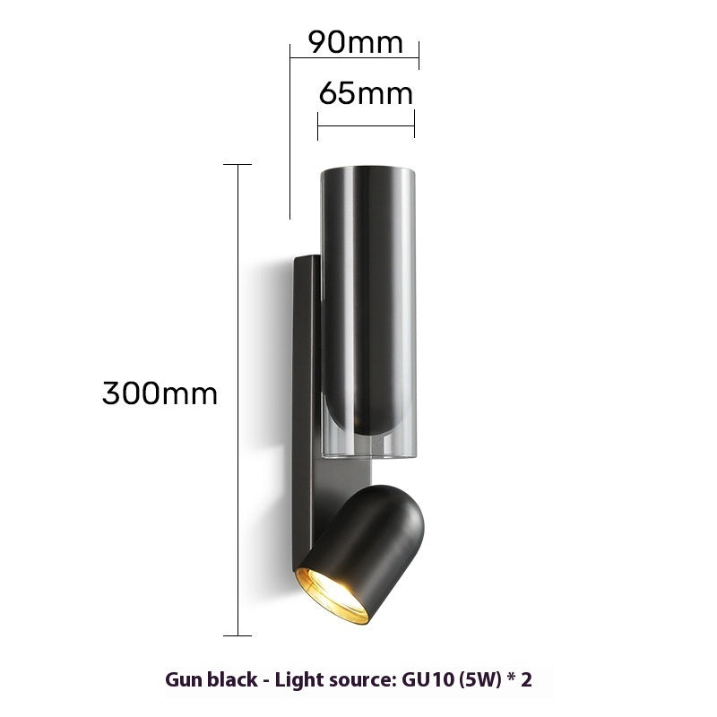 Nordic Iron Rotating Wall Lamp LED Bedside