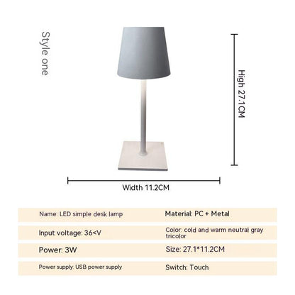 Modern Minimalist USB Wireless Charging Small Night Lamp