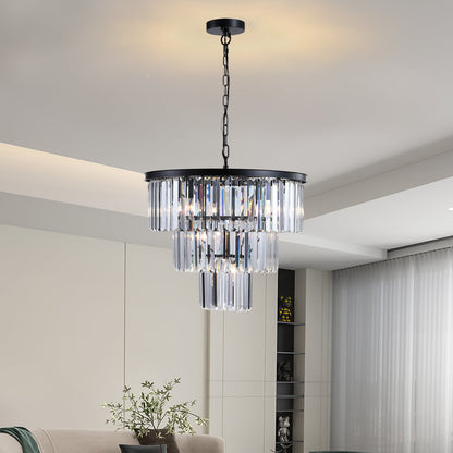 Black Luxury Crystal Chandelier Modern Chandeliers Lights Fixture