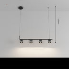 Modern Iron Pendant Light Multi-Head Dining Chandelier