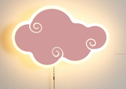 Cloud Children's Wall Creative Modern Simple Bedroom Bedside Lamp