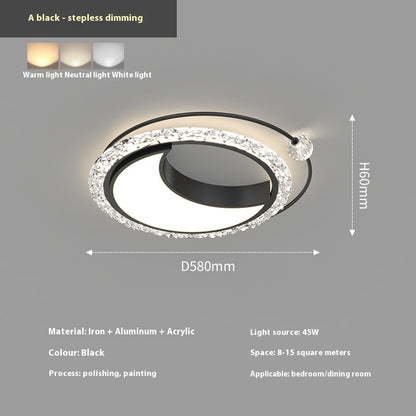 Master Bedroom Ceiling Lamp Nordic Light Luxury And Simplicity