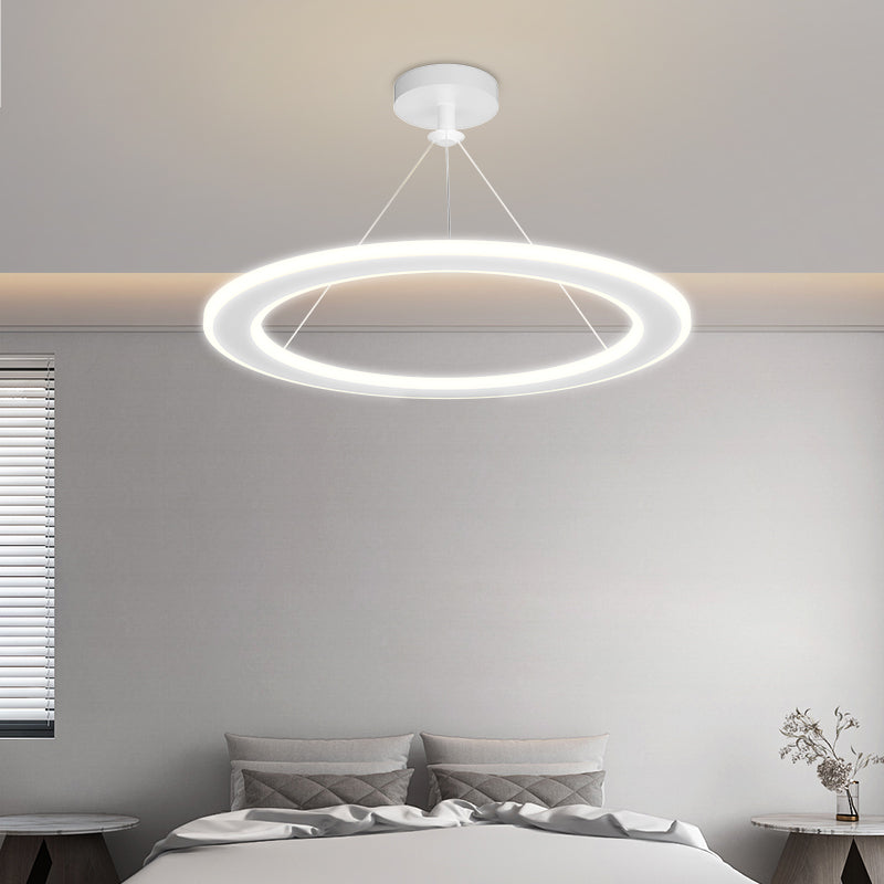 Modern Iron Circular LED Ceiling Chandelier