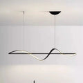 LED Wave Linear Pendant Chandelier Minimalist