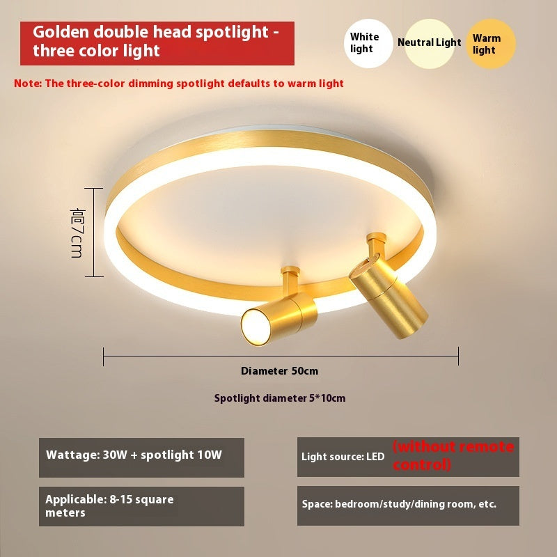 Bedroom Light Simple Modern Household Round Ceiling Lamp