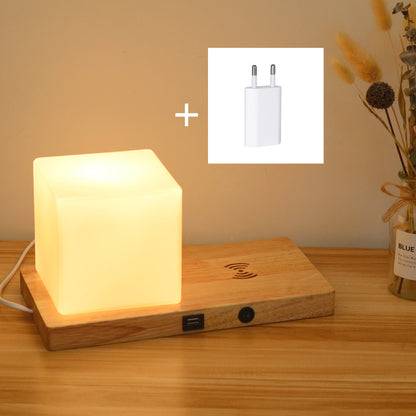 Creative Wireless Mobile Phone Charging Desk Lamp