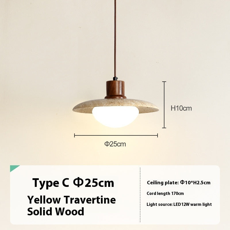 Japanese Style Cream And Quiet Wind Bedroom Bedside Chandelier