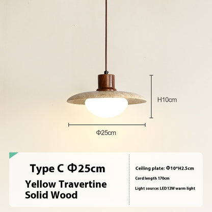 Japanese Style Cream And Quiet Wind Bedroom Bedside Chandelier