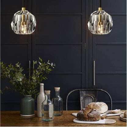 Modern Chandelier Simple Living Room Crystal Lamp