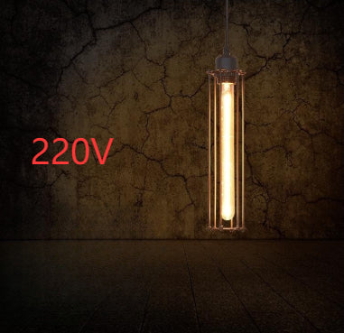 Industrial Iron Pendant Chandelier 3-Head