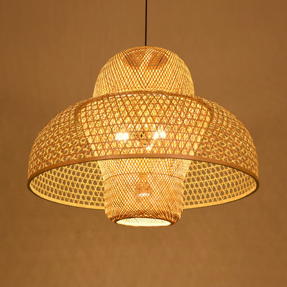 Household Farm Bamboo New Chinese Style Chandelier