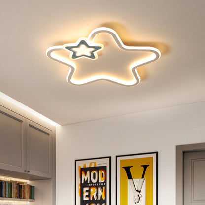 Children's Room Ceiling Led Bedroom Light Five-pointed Star Lamp