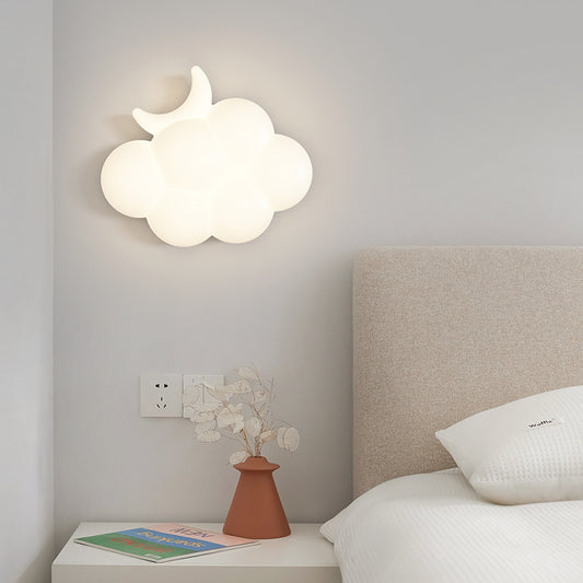 Full Spectrum Three-color Living Room Aisle Light Stylish And Personalized Cute Cloud Water Drop Shape Lamps