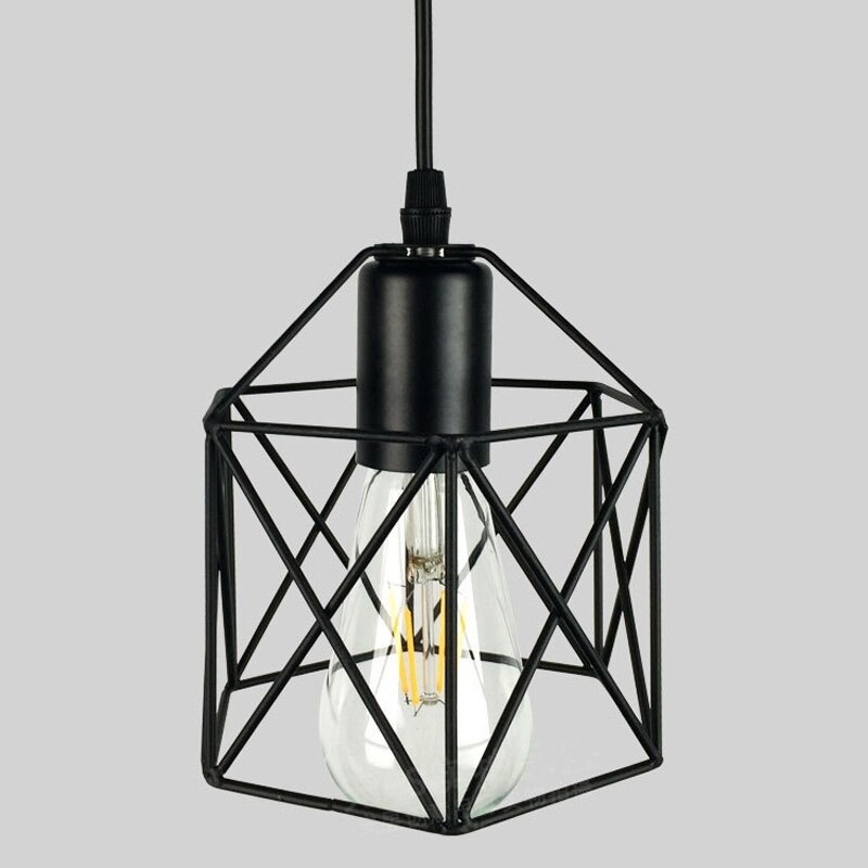 American Country Style Iron Pendant Light