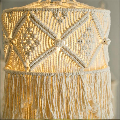 Creative Nordic Handmade Woven Lampshade