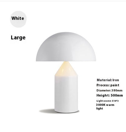 Hardware Mushroom-shaped Haircut Table Creative Bedside Lamp