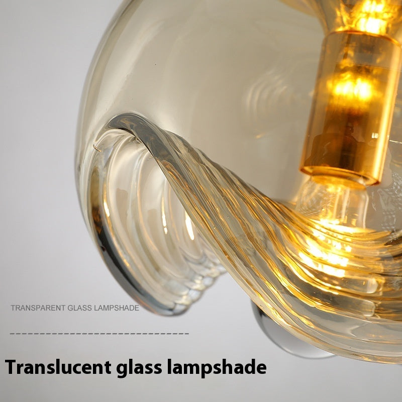 Glass Modern Minimalist Pendant Chandelier