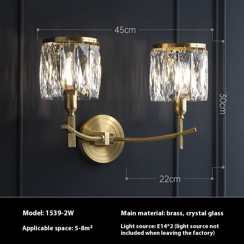 Crystal Chandelier Lamp In The Living Room Post-modern Minimalist Creative