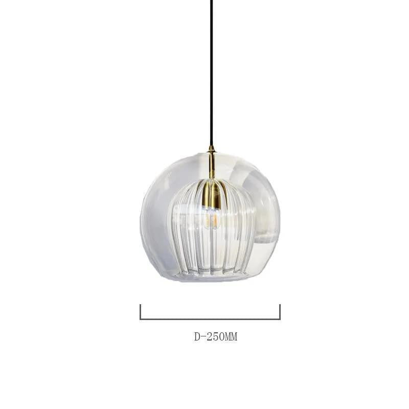 Creative Bar Restaurant Glass Jellyfish Chandelier