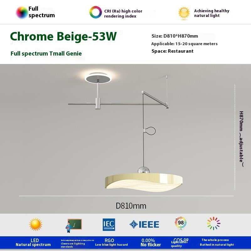 Flying Saucer Rocker Arm Restaurant Chandelier