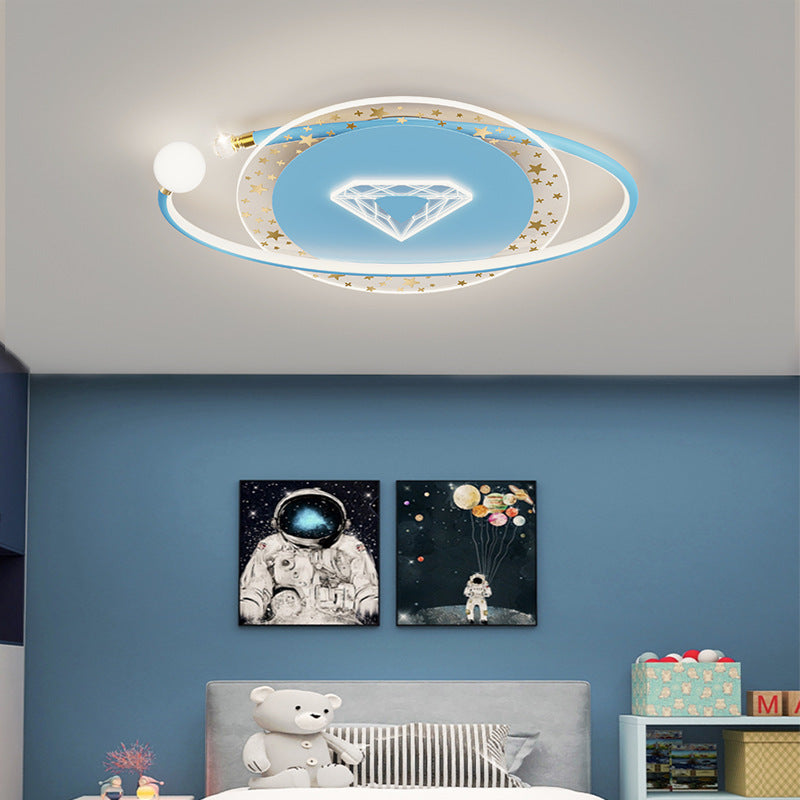 Children's Room Lamp Creative Moon XINGX Cloud Bedroom Ceiling Lamp