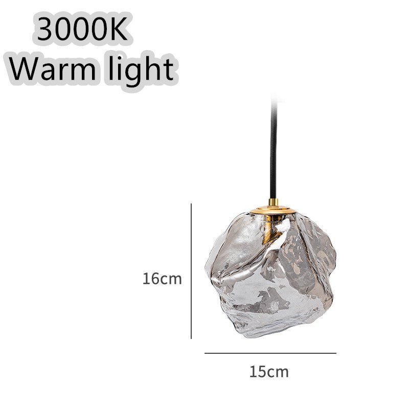 Minimalist Art Ice Cube Restaurant Chandelier Personality Creative