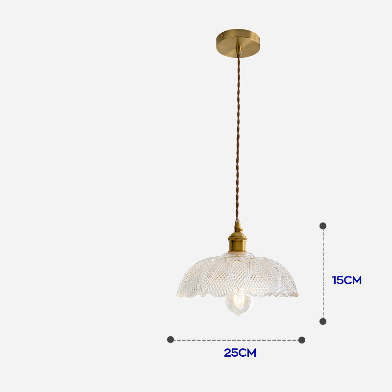 Luxury Lamp All Copper Chandelier Table Bedside Bedroom