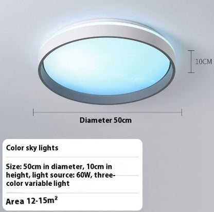 Blue Sky Clear Round Light