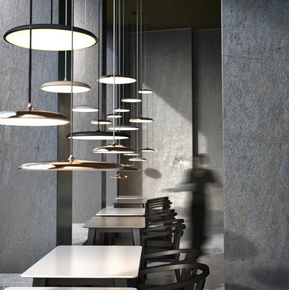 Dining Room Chandelier Macaron Flying Saucer Artistic Lamp