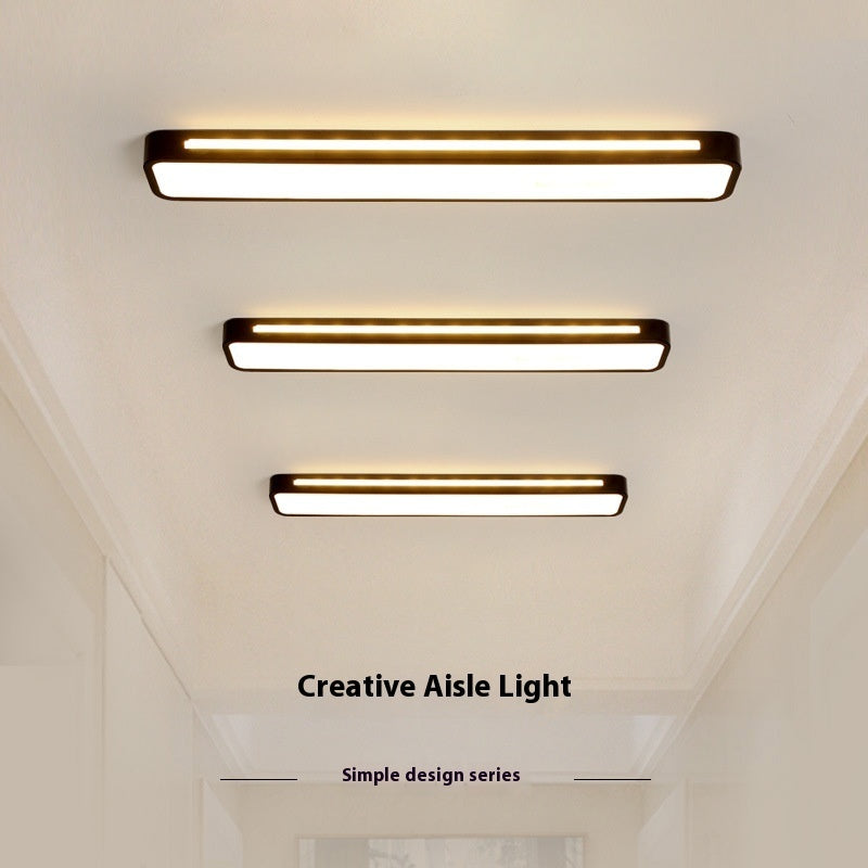 Strip Ceiling Lamp Nordic Simple LED Aisle