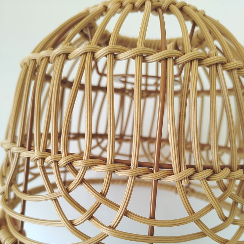 Handmade Woven Rattan American Simple Chandelier Decoration