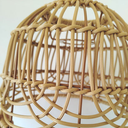 Handmade Woven Rattan American Simple Chandelier Decoration