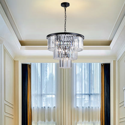 Black Luxury Crystal Chandelier Modern Chandeliers Lights Fixture